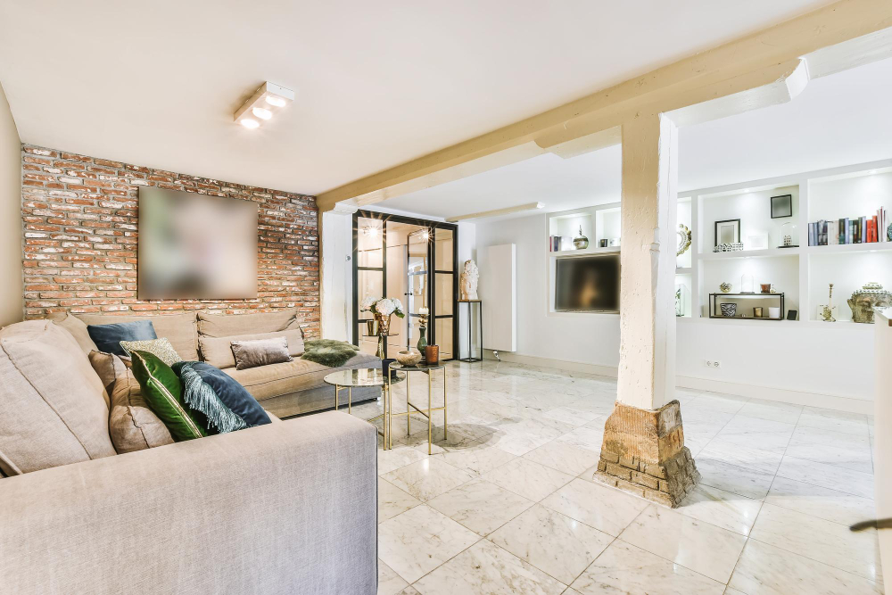 le style du Carrelage moderne salon